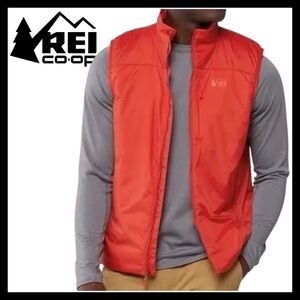 REI Co-op Men’s Flash Insulated Primaloft Vest Size (Small) Like NEW (Red)